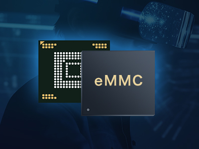 Samsung eMMC enhances smart TV read/write speeds with V-NAND technology.