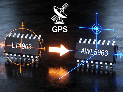 AWL5963 replaces LT1963 to improve positioning accuracy of high-precision positioning devices.