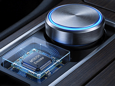 Application of MT6701 Magnetic Encoder in Vehicle Central Control Adjustment Knob