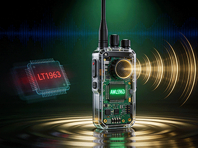 AWL5963 replaces LT1963 to improve audio clarity of two-way radios.