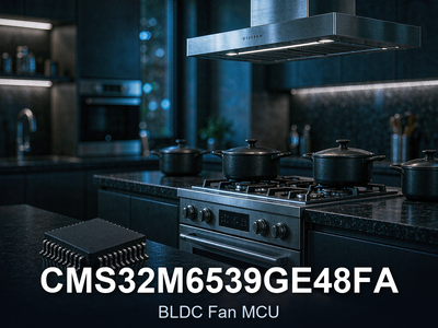Range Hood Three Phase BLDC Fan Controller CMS32M6539GE48FA and Its Three Integration Points